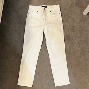 Kut from the Kloth Women's White Straight Jeans